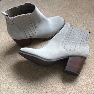 Tan ankle boots